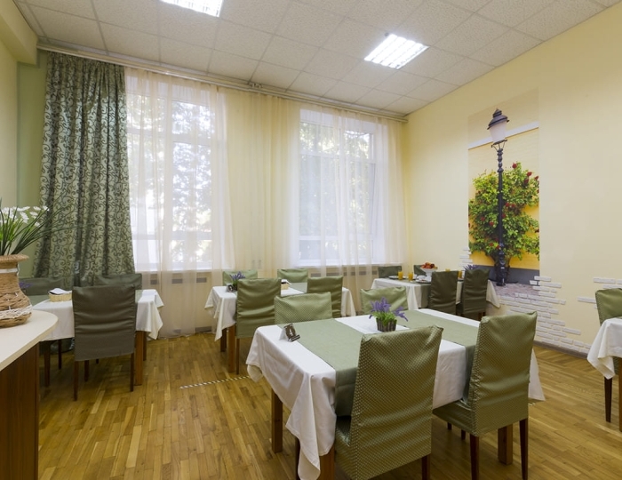 Столовая «Люкс» зал - Санаторий «Целебный ключ» Ессентуки